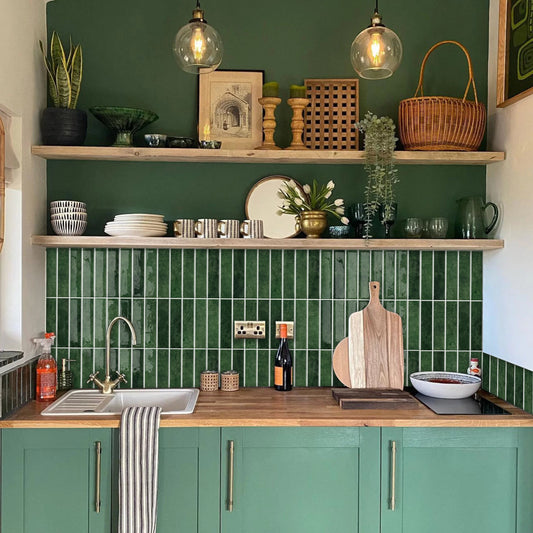 Emerald Luxe Subway Tile